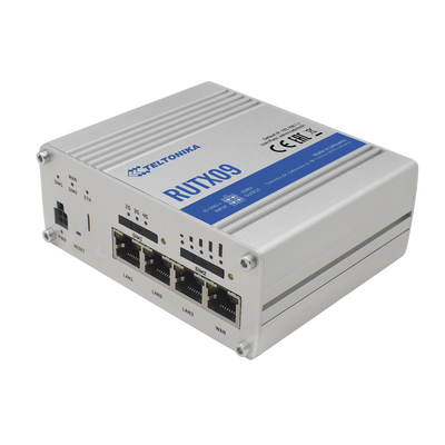 Router Industrial LTE 4.5G Cat 6 / 300 Mbps / 4 Puertos Gigabit / Dual SIM / GNSS / PoE / -40°F a 167°F