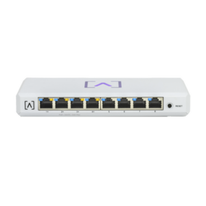 Switch Administrable / 8 Puertos Gigabit / 4 Puertos PoE+ 30W / Presupuesto PoE 60W / Gestión en Nube Gratuita