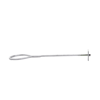 Ancla de Pared o Losa / Argolla 1/2' / Galvanizado por Inmersión / 64.4 cm (21.1 in) Largo / Torre hasta 30 m (98.4 ft)