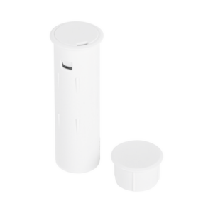 Sensor Magnético Inalámbrico / Empotrable Invisible / Gap 2.54 cm (1 in) / Frecuencia 345 MHz / Batería 5 Años / Diámetro 1.9 cm (0.75 in)