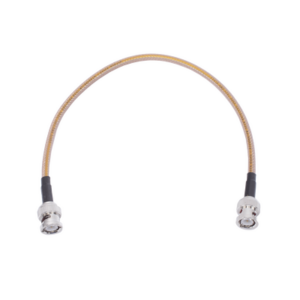 Jumper de 30.5 cm con cable RG142 BNC Macho a BNC Macho.