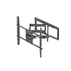 Soporte de Pared Articulado / Pantallas 75" a 110" / VESA 400x400 a 800x600 mm / Carga 90.9 kg (200 lbs) / Extensión 7.2 a 70 cm / Rotación 45° / Inclinación +10° a -5°