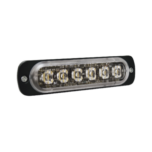 Luz Auxiliar LED / 6 LED Alta Potencia / Perfil Bajo 9 mm / SAE Clase 1 / ECE R65 / IPX7 / Sincronización 15 Unidades