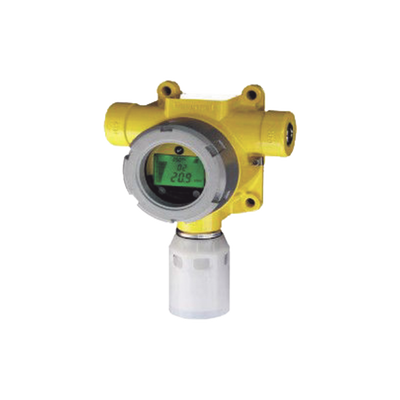 Detector de Gas Industrial / Sensor Catalítico de Perla 0-100% LEL / Salida 4-20 mA y Modbus RTU / Pantalla LCD Tricolor / IP66 / Certificación UL/c-UL