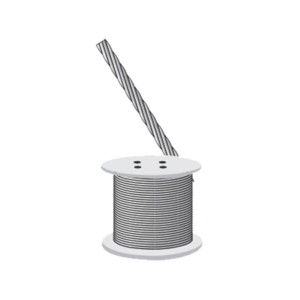 Cable de Retenida de Acero / 7 Hilos Trenzados / 3/8" / Carga de Ruptura 4900 kg / Galvanizado Clase A / Precio por Metro