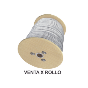 Cable de Retenida / 7 Hilos Trenzados / 3/16 Pulgadas / Carga a Ruptura 1294 kg (2850 lb) / Galvanizado Clase A / Carrete 2000 m (6561.7 ft)