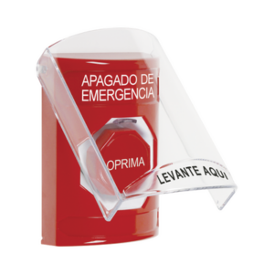 Botón Multipropósito / Apagado de Emergencia / Llave para Reset / Bocina Integrada / 2 Relevadores NO/NC / Interior / -40°C a 121°C / Tapa de Policarbonato