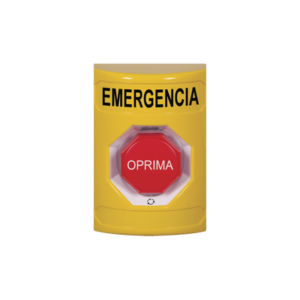 Botón de Emergencia Multifuncional / Acción Mantenida / LED Multicolor / UL/cUL/ADA / Diseño Antivandálico / Uso Interior-Exterior