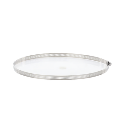 Abrazadera Sin Fin / Acero Inoxidable 304 / Ajustable 152-254 mm (6-10 in) / Ancho 12.5 mm / ISO 9001:2015 / Paquete 10 pzas