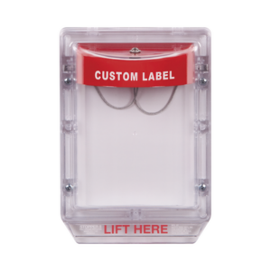 Cubierta Protectora de Policarbonato / Con Bocina 95-105 dB / Montaje Empotrado / 6.2 x 5.0 x 5.2 in / Etiqueta Personalizable