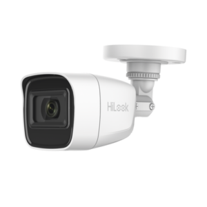 Cámara Bala TURBOHD / 2 Megapixel 1080p / Gran Angular 106.4° / IR EXIR 30 m (98.4 ft) / Audio por Coaxitron / IP66 / 4 Tecnologías