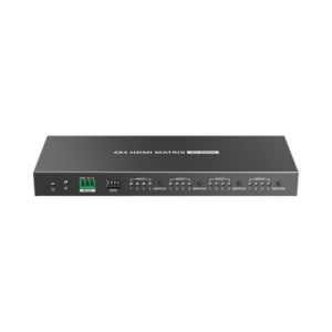 Switch Matricial HDMI / 4x4 / 4K UHD 4096x2160@60Hz / HDR10 / 18 Gbps / 600 MHz / Audio 7.1 / EDID / Downscaling Automático
