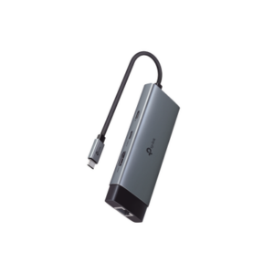 Adaptador HUB / 6 en 1 / USB-C / HDMI 4K@60Hz / Ethernet Gigabit / 100W PD / 4.65 x 1.69 x 0.56 in