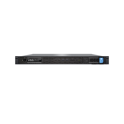 Servidor de administración para VMS / 2 bahías HDD 3.5' / 2 M.2 SSD / 1U Rack / Core i7-9700K / 64GB DDR4 / Dual 1GbE+10GbE / Redundante 2x550W
