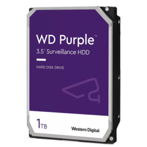 Disco Duro para Videovigilancia / 1 TB / SATA III 6 Gb/s / 5400 RPM / 64 MB Caché / 3.5 Pulgadas / 64 Cámaras / 8 Bahías / 0°C a 65°C (32°F a 149°F)