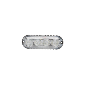 Luz Auxiliar para Motocicletas / 4 LEDs Ultra Brillantes / Ámbar / 12-24 VCC / 0.7 A / Policarbonato Resistente a Impactos