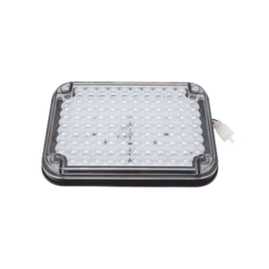 Luz de Advertencia LED / 104 LED de Alta Intensidad / 9x7" / Bicolor Rojo/Claro / 12 VCC / 10 Modos de Destello / Mica de Policarbonato