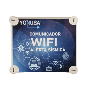 Comunicador WiFi para Alerta Sísmica / 2.4 GHz / 802.11 b/g/n / 2 Salidas de Contacto Seco / 12 VCD