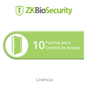Licencia de software / Control de acceso / 10 puertas / Controladores InbioPro, Inbio, APX y biométricos