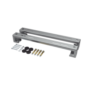 Base para Unidad Externa Minisplit / Capacidad 1 a 3 Toneladas / Ajustable en Altura y Ángulo / Acero Galvanizado y Aluminio / Sistema Antivibraciones