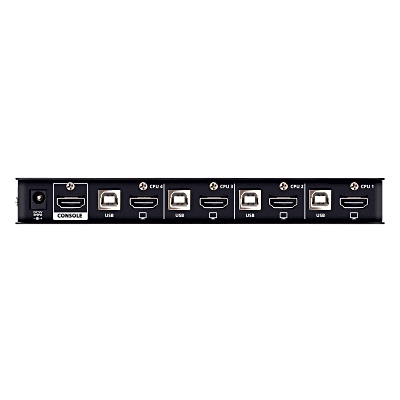 Switch KVM HDMI / 4 Puertos / 4K DCI 60 Hz / USB 2.0 / Audio 3.5 mm / Hotkeys / Selector Remoto - Image 3