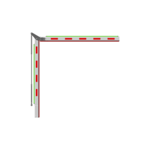 Brazo Articulado para Barrera / 4 m (13.1 ft) / Iluminación Integrada / Altura Máxima 2.85 m (9.4 ft) / Diseño Compacto 2+2 / Uso en Espacios de Baja Altura