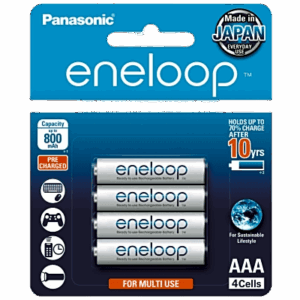 Batería Recargable AAA / Ni-MH 800 mAh / 1.2V / 2100 Ciclos / Baja Autodescarga 10 Años