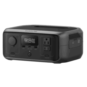 EcoFlow River 3 | Estación de Energía Portátil 245Wh Litio LFP / 2 AC 300 W (Max. 550W) / 1 USB-C 100W / 2 USB -A 12W / Cargador de Coche 8A a 12 o 24V / Conectividad WiFi y Bluetooth (App) / Carga Solar 110W Max.
