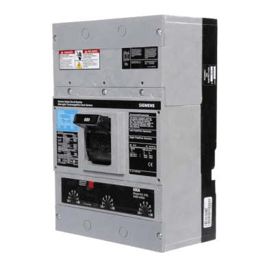 Interruptor Termomagnético / 600V CA / 3 Polos / 600A / Capacidad Interruptiva 65kA / Sin Zapatas Principales / 400 Hz