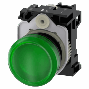 Lámpara de Señalización LED / 22 mm / 24V AC/DC / Verde / IP69K / -25°C a +70°C