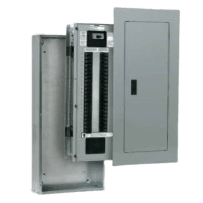 Tablero de alumbrado / 30 circuitos / Barras aluminio 250 A / Frente sobreponer / Sin zapatas principales