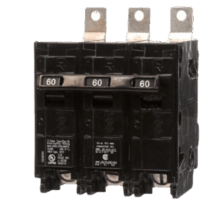 Interruptor Termomagnético / 3 Polos / 60 A / 10 kA / 240 V AC / Montaje Atornillable