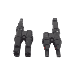 Conector  MC-4 Doble para Módulos Fotovoltaicos. Tipo 2T