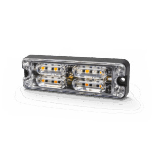 Luz auxiliar LED / 16 LEDs azul/blanco / Montaje superficie / IP67 / 12-24V / 0.5 pulg / 36 patrones