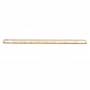 Torreta de Advertencia LED / 48 pulgadas (121.9 cm) / 129 LEDs / Ámbar / Montaje Permanente / Perfil Bajo 1.3 pulgadas (3.3 cm)