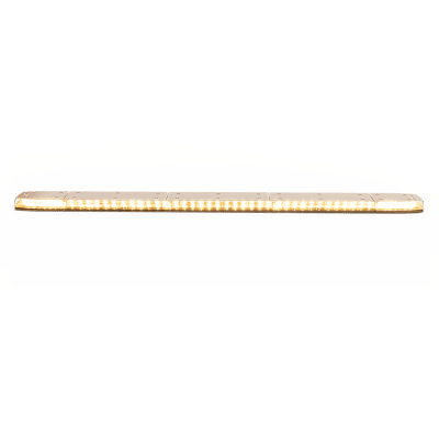 Torreta de Advertencia LED / 48 pulgadas (121.9 cm) / 129 LEDs / Ámbar / Montaje Permanente / Perfil Bajo 1.3 pulgadas (3.3 cm)