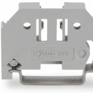 Tope de Cierre sin Tornillos / Carril DIN 35x15 y 35x7.5 mm / Ancho 6 mm (0.236 in) / Poliamida PA 66 UL 94 V0 / Montaje Encajable / Sistema de Marcaje Integrado