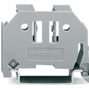 Tope de Cierre para Carril DIN / Sin Tornillos / Ancho 10 mm / Poliamida PA 66 / Montaje Encajable / Compatible 35x15 y 35x7.5 mm / 0.39 x 1.73 x 1.38 pulgadas