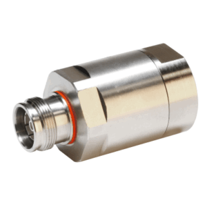 Conector Clase D / Interfaz 4.3-10 hembra / Cables AVA5-50 y AVA5-50FX / 7/8" / 0-5000 MHz / 3.0 kW @ 900 MHz