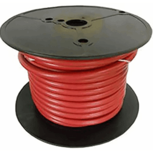 Cable para Batería Marina / 6 AWG / 100 Pies (30.5 m) / PVC Retardante de Llama Rojo / Cobre Estañado Clase K / 600V / 105°C Seco / 75°C Húmedo