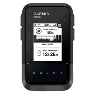 Navegador GPS Portátil / Pantalla 2.2″ de Alto Contraste / Batería Ilimitada con Carga Solar (75 000 lux) / GPS Multibanda / Brújula Digital / Resistente al Agua IPX7 / Compatible con Garmin Explore