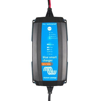 Blue Smart IP65 12/10 / Cargador de Baterías 12V, 10A / Para Ambientes Marinos y Terrestres. / Para baterías de Plomo y Litio