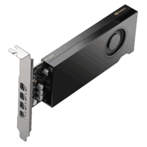 Tarjeta Gráfica Profesional NVIDIA RTX 2000 Ada Generation / 16 GB GDDR6 ECC / 2.816 CUDA Cores / 22 RT Cores / 88 Tensor Cores / PCIe 4.0 x8 / 70W TDP / 4x Mini DisplayPort 1.4a / AV1 Encode-Decode