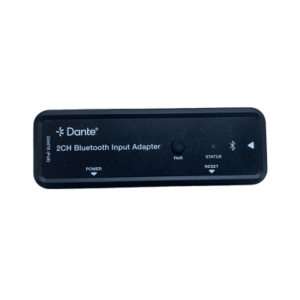 Extensor de Audio Dante® 2CH Bluetooth Input Adapter | Entrada Bluetooth 2 Canales | Salida Dante® Digital | Latencia Configurable 1-5 ms | Compatible HDMI 1.4 | HDCP 1.4 | PoE IEEE802.3af | Distancia de Transmisión 100 m