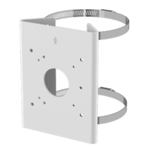 Soporte para Poste Serie 35 / Material Aluminio + Acero Inoxidable / Capacidad de Carga Máxima 4 kg / Compatible con Accesorios Honeywell / Para Cámaras de Seguridad Exteriores