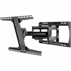 Soporte de Pared Articulado / Pantallas 39" a 90" / Extensión 542 mm / Capacidad 68 kg / VESA 200x100 a 600x400 mm / Inclinación +15°/-5° / Pivote ±90°