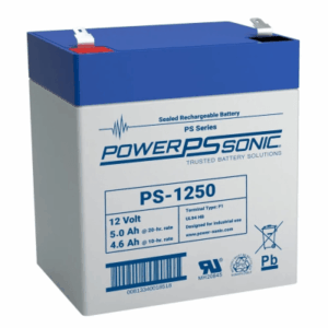 Batería de Respaldo AGM/VRLA / 12V 5.0Ah / Terminales F2 / Vida Útil 5 Años / Certificación UL