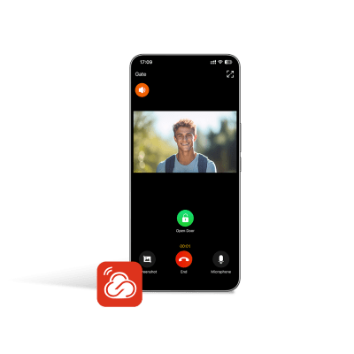 Licencia Permanente / Intercomunicación en la Nube / 5 Usuarios Móviles / Desbloqueo Remoto / Videoportero en Tiempo Real / Notificaciones Inteligentes