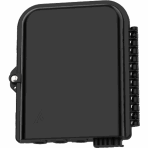 Caja de Empalme FTTx / 24 Fusiones / Splitter 1x8 SC/APC / 8 Acopladores SC/APC / 3 Puertos Troncal / IP65 / Interior-Exterior