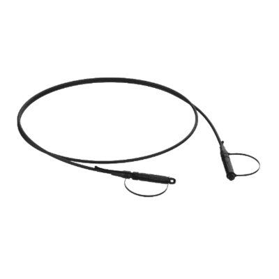 Cable Preconectorizado Caja a Caja / Conectores MH1A / Fibra G.657.A2 / 400 m (1312.3 ft) / HDPE con FRP / -30°C a +65°C